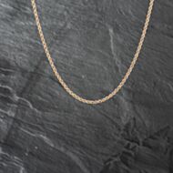 Pre-Owned 9ct Yellow Gold 28 Inch Rope Chain 41162098