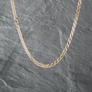 Pre-Owned 9ct Yellow Gold Double 18 Inch Curb Chain 41162116