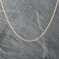 Pre-Owned 9ct Yellow Gold 24 Inch Hayseed Chain 41162135