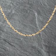 Pre-Owned 9ct Yellow Gold 18 Inch Twist Chain 41162139