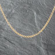 Pre-Owned 9ct Yellow Gold Round 17 Inch Belcher Chain 41162140