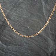 Pre-Owned 9ct Yellow Gold Filed Link 18 Inch Belcher Chain 41162141