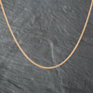Pre-Owned 9ct Yellow Gold 18 Inch Foxtail Chain 41162153