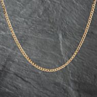 Pre-Owned 9ct Yellow Gold 22 Inch Curb Chain 41162156