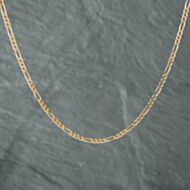 Pre-Owned 9ct Yellow Gold 16 Inch Figaro Chain 41162160