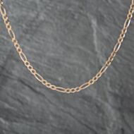 Pre-Owned 9ct Yellow Gold 3+1 Link 24 Inch Figaro Chain 41162163