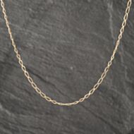 Pre-Owned 9ct Yellow Gold Openlink 23 Inch Curb Chain 41162191