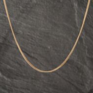 Pre-Owned 9ct Yellow Gold 20 Inch Curb Chain 41162192