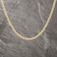 Pre-Owned 9ct Yellow Gold 20 Inch Rope Chain 41162209
