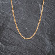 Pre-Owned 9ct Yellow Gold 18 Inch Curb Chain 41162211