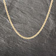 Pre-Owned 9ct Yellow Gold 28 Inch Rope Chain 41162213