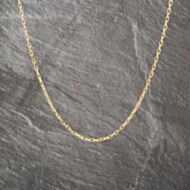 Pre-Owned 9ct Yellow Gold Filed Link 20 Inch Belcher Chain 41162218