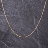 Pre-Owned 9ct Yellow Gold 19 Inch Trace Chain 41162231