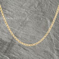 Pre-Owned 9ct Yellow Gold 18 Inch Rope Chain 41162244