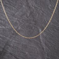 Pre-Owned Vintage Yellow Gold 16 Inch Trace Chain 41162256