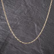 Pre-Owned 9ct Yellow Gold 18 Inch Figaro Chain 41162257