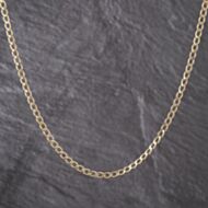 Pre-Owned 9ct Yellow Gold 18 Inch Curb Chain 41162265