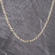 Pre-Owned 9ct Yellow Gold 3+1 Link 19 Inch Figaro Chain 41162266