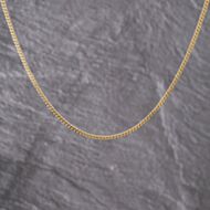 Pre-Owned 9ct Yellow Gold 18 Inch Curb Chain 41162268