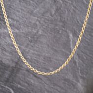Pre-Owned 9ct Yellow Gold 19 Inch Rope Chain 41162270