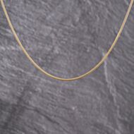 Pre-Owned 9ct Yellow Gold 16 Inch Snake Chain 41162275