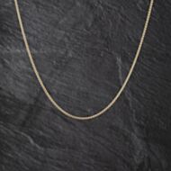 Pre-Owned 9ct Yellow Gold 18 Inch Spiga Chain 41162308