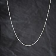 Pre-Owned 18ct White Gold 18 Inch Bar Chain 41162309