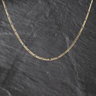 Pre-Owned 9ct Yellow Gold 16 Inch Figaro Chain 41162312