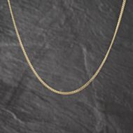 Pre-Owned 9ct Yellow Gold 18 Inch Curb Chain 41162313