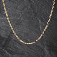 Pre-Owned 9ct Yellow Gold 18 Inch Belcher Chain 41162318