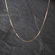Pre-Owned 9ct Yellow Gold 20 Inch Paper Link Chain 41162325