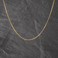 Pre-Owned 9ct Yellow Gold 18 Inch Curb Chain 41162330