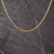 Pre-Owned 9ct Yellow Gold 18 Inch Byzantine Chain 41162333