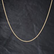 Pre-Owned 9ct Yellow Gold 18 Inch Foxtail Chain 41162350
