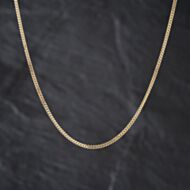 Pre-Owned 9ct Yellow Gold 22 Inch Curb Chain 41162372