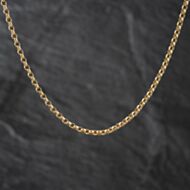 Pre-Owned 9ct Yellow Gold 19 Inch Belcher Chain 41162385