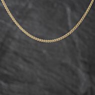 Pre-Owned 9ct Yellow Gold 16 Inch Curb Chain 41162388