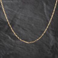 Pre-Owned 9ct Yellow Gold 24 Inch Trace Chain 41162391