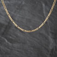 Pre-Owned 9ct Yellow Gold 18 Inch Figaro Chain 41162401