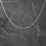 Pre-Owned 9ct Yellow Gold 25 Inch Box Chain 41162402