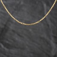 Pre-Owned 9ct Yellow Gold 16 Inch Figaro Chain 41162403