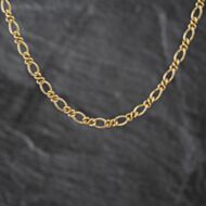Pre-Owned 9ct Yellow Gold 18 Inch Fancy Chain 41162405