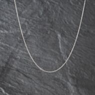 Pre-Owned 18ct White Gold 16 Inch Trace Chain 41162406