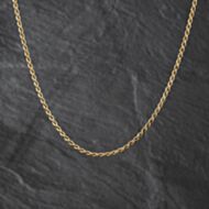 Pre-Owned 9ct Yellow Gold 19 Inch Rope Chain 41162412