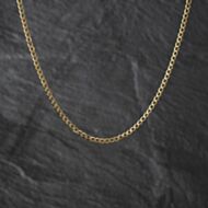 Pre-Owned 9ct Yellow Gold 20 Inch Curb Chain 41162421