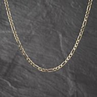 Pre-Owned 9ct Yellow Gold 18 Inch Figaro Chain 41162455
