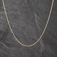 Pre-Owned 9ct Yellow Gold 20 Inch Hayseed Chain 41162462