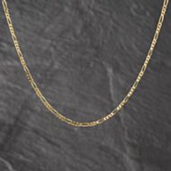 Pre-Owned 9ct Yellow Gold 18 Inch Figaro Chain 41162466