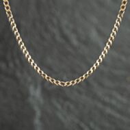 Pre-Owned 9ct Yellow Gold 18 Inch Curb Chain 4116790