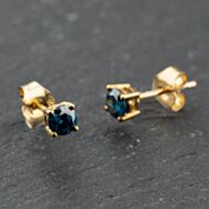 Pre-Owned 9ct Yellow Gold 0.50ct Brilliant Cut Diamond Stud Earrings 41174056